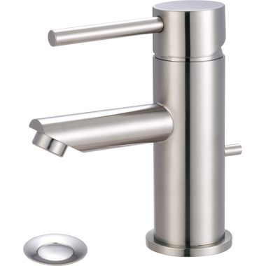 Click here to see Pioneer 3MT170-BN Pioneer Motegi Single-Hole Bathroom Faucet with Pop-Up Drain, Straight Spout, Single-Handle, 1.2 GPM, Lever Handle, ADA, PVD Brushed Nickel - 3MT170-BN