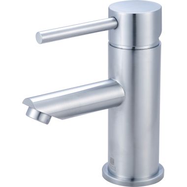 Click here to see Pioneer 3MT171-SS Pioneer Motegi Single-Hole Bathroom Faucet, Straight Spout, Single-Handle, 1.5 GPM, Metal Lever Handle, Less Pop-Up, PVD Stainless Steel - 3MT171-SS