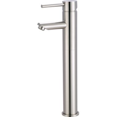 Click here to see Pioneer 3MT178-BN Pioneer Motegi Single-Hole Vessel Bathroom Faucet, Straight Spout, Single-Handle, 1.2 GPM, Metal Lever Handle, ADA, PVD Brushed Nickel - 3MT178-BN