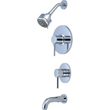 Click here to see Pioneer 4MT100T Pioneer Motegi Single Handle Polished Chrome Tub/Shower Trim withDiverter Valve Trim, Five-Function, 2.5 GPM, Lever Handle, ADA, 1/2-inch Connection Size - 4MT100T