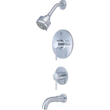 Click here to see Pioneer 4MT100T-SS Pioneer Motegi Single Handle Stainless Steel Tub/Shower Trim with Diverter Valve Trim, Five-Function, 2.5 GPM, ADA, Lever Handle, 1/2-inch Connection Size - 4MT100T-SS