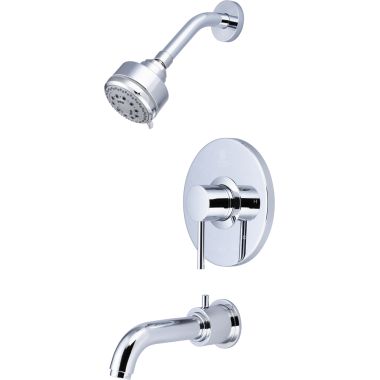Click here to see Pioneer 4MT110T Pioneer Motegi Single Handle Polished Chrome Tub/Shower Trim, Five-Function, 2.5 GPM, ADA, Lever Handle, 1/2-inch Connection Size - 4MT110T