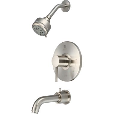 Click here to see Pioneer 4MT110T-BN Pioneer Motegi Single Handle Brushed Nickel Tub/Shower Trim, Five-Function, 2.5 GPM, ADA, Lever Handle, 1/2-inch Connection Size - 4MT110T-BN