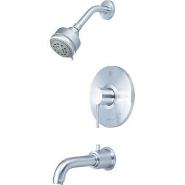Click here to see Pioneer 4MT110T-SS Pioneer Motegi Single Handle Stainless Steel Tub/Shower Trim, Five-Function, 2.5 GPM, ADA, Lever Handle, 1/2-inch Connection Size - 4MT110T-SS