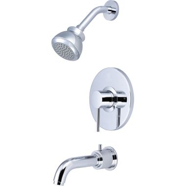 Click here to see Pioneer 4MT120T Pioneer Motegi Single Handle Polished Chrome Tub/Shower Trim, One-Function, 2.5 GPM, ADA, Lever Handle, 1/2-inch Connection Size - 4MT120T