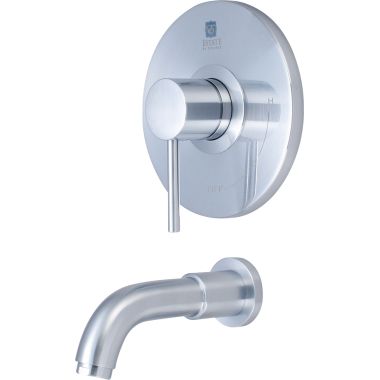 Click here to see Pioneer 4MT200T-SS Pioneer Motegi Wall-Mount Stainless Steel Tub Faucet Trim Set, Single Metal Lever Handle, ADA - 4MT200T-SS