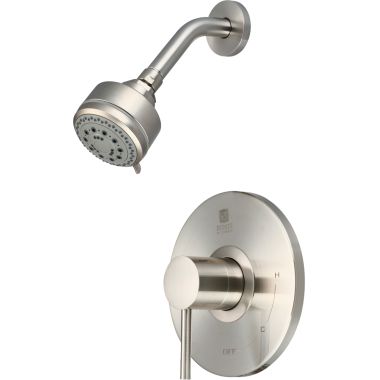 Click here to see Pioneer 4MT300T-BN Pioneer Motegi 5-Function Shower with 3in Showerhead Faucet, Metal Lever Handle, Trim Only, 2.5 GPM, Brushed Nickel - 4MT300T-BN