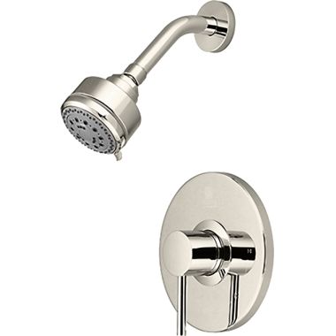 Click here to see Pioneer 4MT300T-PN Pioneer Motegi 5-Function Shower with 3in Showerhead Faucet, Metal Lever Handle, Trim Only, 2.5 GPM, Polished Nickel - 4MT300T-PN