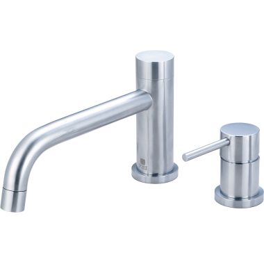 Click here to see Pioneer 4MT711-SS Pioneer Motegi Stainless Steel Roman Tub Faucet Trim Kit with Handheld Showerhead, Integral Diverter Valve, Single Metal Lever Handle - 4MT711-SS