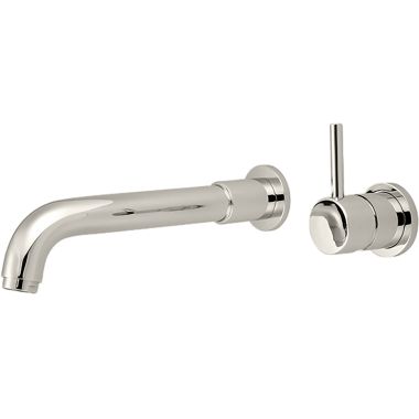Click here to see Pioneer 4MT840-PN Pioneer Motegi Single-Handle Wall-Mount Polished Nickel Tub Faucet Trim Kit with Rough-In, Bent Nose Spout, Metal Lever Handle, ADA - 4MT840-PN