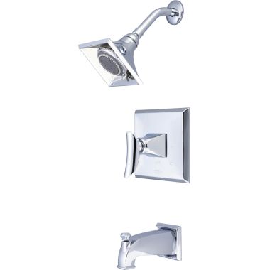 Click here to see Pioneer 4PR100T Pioneer Prenza Single Handle Polished Chrome Tub/Shower Trim, Five-Function, 2.5 GPM, Lever Handle, ADA, 1/2-inch Connection Size - 4PR100T