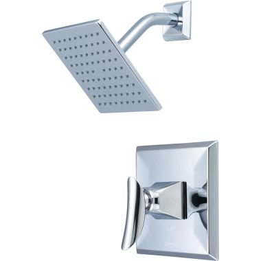 Click here to see Pioneer 4PR310T Pioneer Prenza Single-Function Shower Faucet with 6in Square Showerhead, Metal Lever Handle, Trim Only, 2.5 GPM, Polished Chrome - 4PR310T