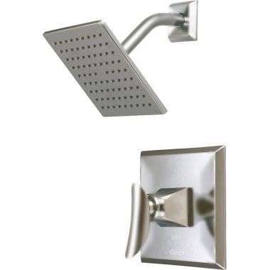 Click here to see Pioneer 4PR310T-BN Pioneer Prenza Single-Function Shower Faucet with 6in Square Showerhead, Metal Lever Handle, Trim Only, 2.5 GPM, Brushed Nickel - 4PR310T-BN