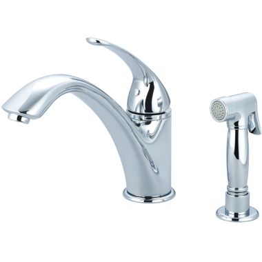 Click here to see Pioneer 2VL261 Pioneer Vellano Single-Handle Kitchen Faucet w/ Side Spray, Chrome - 2VL261