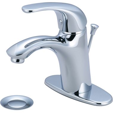 Click here to see Pioneer 3VL160 Pioneer Vellano Single-Hole Bathroom Faucet with Pop-Up Drain, Single-Handle, 1.5 GPM, Lever Handle, ADA, PVD Polished Chrome - 3VL160