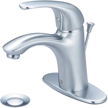 Click here to see Pioneer 3VL160-SS Pioneer Vellano Single-Hole Bathroom Faucet with Pop-Up Drain, Single-Handle, 1.5 GPM, Lever Handle, ADA, PVD Stainless Steel - 3VL160-SS