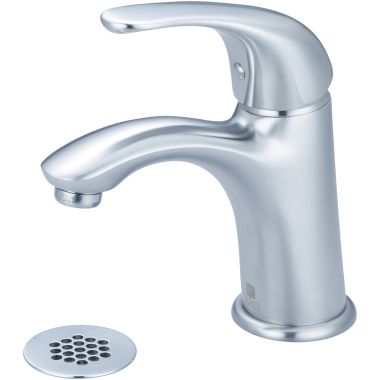Click here to see Pioneer 3VL161G-SS Pioneer Vellano Single-Hole Bathroom Faucet with Grid Drain, Single-Handle, 1.5 GPM, Lever Handle, ADA, PVD Stainless Steel - 3VL161G-SS
