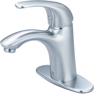 Click here to see Pioneer 3VL161-SS Pioneer Vellano Single-Hole Bathroom Faucet, Single-Handle, 1.5 GPM, Lever Handle, ADA, Less Pop-Up, PVD Stainless Steel - 3VL161-SS