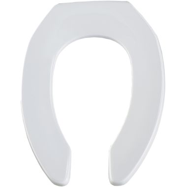 Click here to see Bemis 10SSCTFR-000 Bemis 10SSCTFR-000 White Open Front Elongated Plastic Toilet Seat