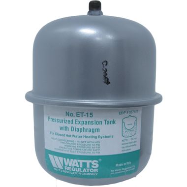 Click here to see Watts ETX-15 Watts ETX-15 2.1 Gallon Potable Water Expansion Tank