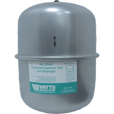 Click here to see Watts EXT-60 Watts ET-60 6.6 Gallon Potable Water Expansion Tank