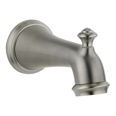 Click here to see Delta RP34357SS Delta Victorian Tub Spout with Pull-Up Diverter, Stainless - RP34357SS
