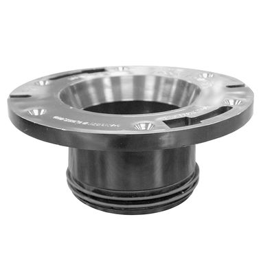 Click here to see Jones Stephens C4733A Jones Stephens C4733A 3in x 3in ABS Two-Finger Closet Flange