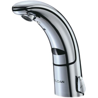 Click here to see Sloan 3335001 Sloan EAF-150-ISM Optima Battery-Powered Deck-Mounted Mid Body Faucet (3335001)