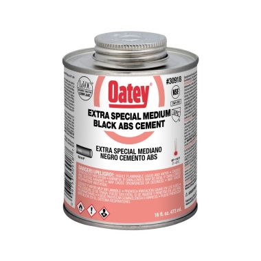 Click here to see Oatey 30918 Oatey 30918 Extra Special Medium Black ABS Cement, Pint