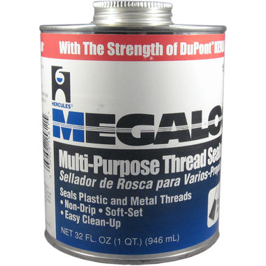 Click here to see Oatey  Hercules Megaloc Multi-Purpose Thread Sealant, Quart