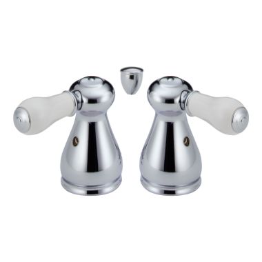 Click here to see Delta H277 Delta Leland Lever Handle Set for 3575LF Widespread Bathroom Faucet, Chrome - H277