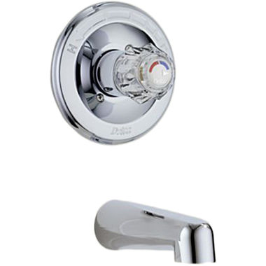 Click here to see Delta T13122-LTS Delta Classic Single-Handle Monitor 14 Series Tub Faucet Trim, Knob Handle, 7