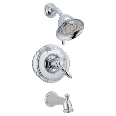 Click here to see Delta T17455 Delta Victorian Monitor 17 Series Tub/Shower Trim, 3-Function 2.5 GPM, MultiChoice, Polished Chrome - T17455