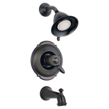 Click here to see Delta T17T455-RB Delta T17T455-RB Victorian TempAssure 17T Series Tub/Shower Trim - Venetian Bronze