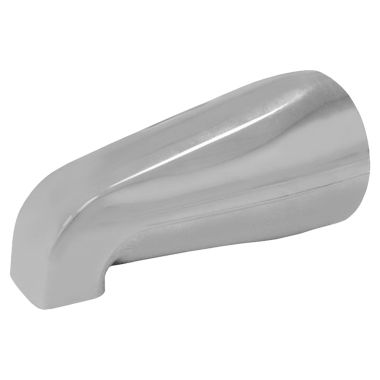 Click here to see Jones Stephens D01020 Jones Stephens Chrome Plated Non-Diverter Tub Spout with Nose Connection, 1/2-inch FIP, Zamak - D01-020
