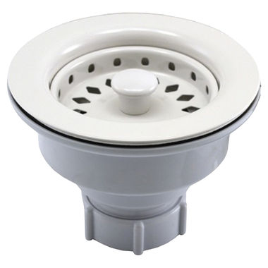 Click here to see Jones Stephens B02001 Jones Stephens B02001 Polar White Sink Basket Strainer