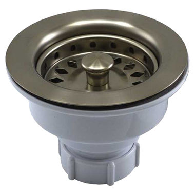 Click here to see Jones Stephens B02408 Jones Stephens B02408 Brushed Nickel Sink Basket Strainer