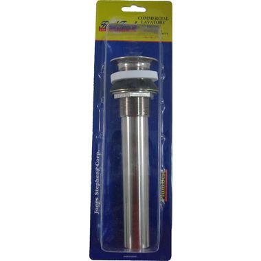 Click here to see Jones Stephens D7010BN Jones Stephens D7010BN Brushed Nickel Lavatory Drain Less Overflow