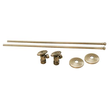 Click here to see Jones Stephens S1036BN Jones Stephens S1036BN Brushed Nickel 5/8-Inch OD Angle LavatorySupply Kit