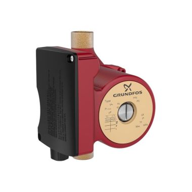 Click here to see Grundfos 59896121 Grundfos UP 15-18 B7 1-Speed Circulator Pump, 1/25 HP, 14.5 GPM, 115V, Bronze, 3/4