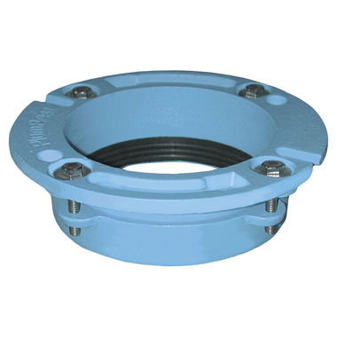 Click here to see Jones Stephens C40420 Jones Stephens C40420 4in x 2in Quick Connect No-Caulk Closet Flange