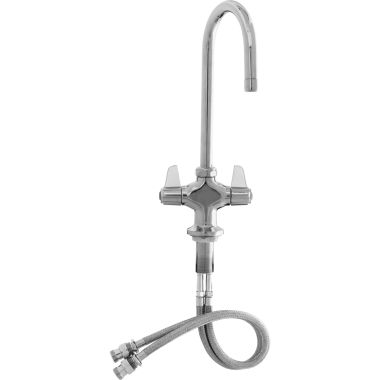 Click here to see T&S Brass 5F-2SLX05 T&S Brass 5F-2SLX05 Faucet, Deck Mount, Single Hole Base, 18