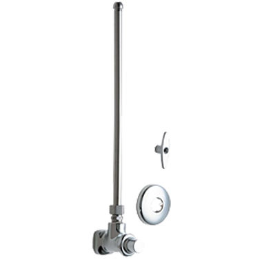 Click here to see Chicago Faucet 1006-ABCP Chicago Faucets 1006-ABCP Angle Stop Fitting with Supply Tube and Loose Key