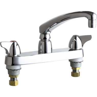 Click here to see Chicago Faucet 1100-ABCP Chicago Faucets 1100-ABCP Hot and Cold Sink Faucet