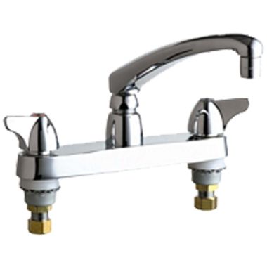 Click here to see Chicago Faucet 1100-E35XKABCP Chicago Faucets 1100-E35XKABCP Hot and Cold Sink Faucet