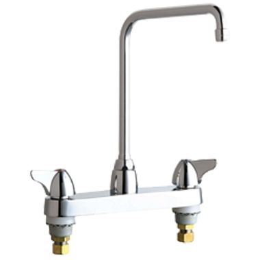 Click here to see Chicago Faucet 1100-HA8AE35ABCP Chicago Faucets 1100-HA8AE35ABCP Hot and Cold Sink Faucet