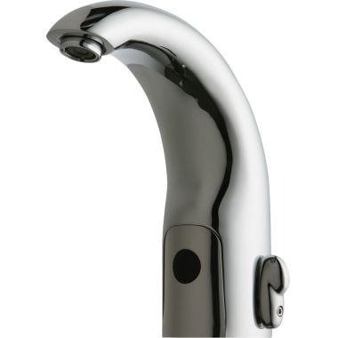 Click here to see Chicago Faucet 116.122.AB.1 Chicago Faucets 116.122.AB.1 HyTronic Contemporary Sink Faucet with Dual Beam Infrared Sensor