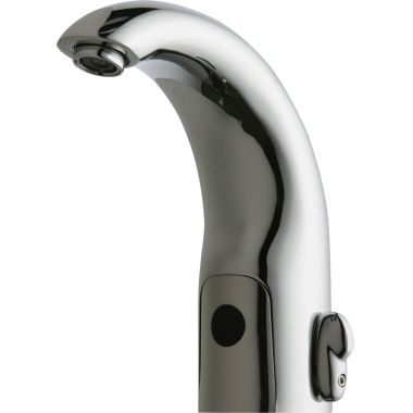 Click here to see Chicago Faucet 116.222.AB.1 Chicago Faucets 116.222.AB.1 HyTronic Contemporary Sink Faucet with Dual Beam Infrared Sensor