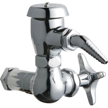 Click here to see Chicago Faucet 1300-MCP Chicago Faucets 1300-MCP Single Inlet Cold Water Faucet with Vacuum Breaker