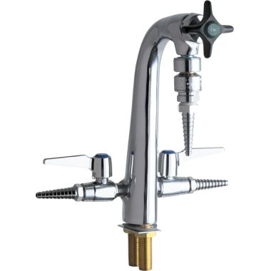 Click here to see Chicago Faucet 1332-E22E7CP CHICAGO 1332-E22E7CP LABORATORY DUAL SERVICE